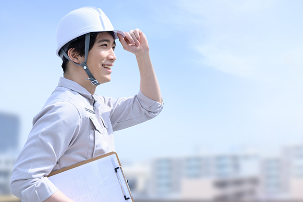 礼儀正しい施工者