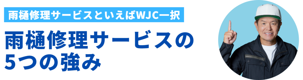 雨漏り修理サービスの5つの強み